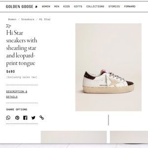 Golden Goose Hi Star